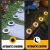 Upgraded 8/16 LED Solar lawn Lights Ground Outdoor Waterproof Solar Garden Decoration Lamps Disk Pathway Yard Landscape Lighting