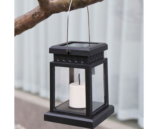 Solar Palace Lantern Garden Lamp Solar LED Candle Light Floor Light Outdoor Camping Lantern Lawn Garden Decor Christmas Decor