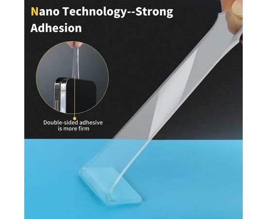 2-10M Double Sided Adhesive Tape Heavy Duty Transparent Washable Ultra-strong Two Sided Mounting Tape Strips for Decoration 2-10M Double Sided Adhesive Tape Heavy Duty Transparent Washable Ultra-strong Two Sided Mounting Tape Strips for Decoration