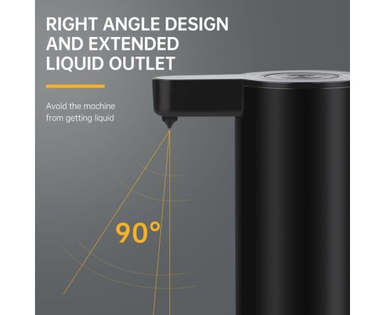 Black Sensor Non-contact Liquid Soap Dispenser for Kitchen Automatic Washing Hand Machine Washer Shampoo Detergent Dispenser Black Sensor Non-contact Liquid Soap Dispenser for Kitchen Automatic Washing Hand Machine Washer Shampoo Detergent Dispenser