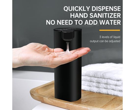 Black Sensor Non-contact Liquid Soap Dispenser for Kitchen Automatic Washing Hand Machine Washer Shampoo Detergent Dispenser Black Sensor Non-contact Liquid Soap Dispenser for Kitchen Automatic Washing Hand Machine Washer Shampoo Detergent Dispenser