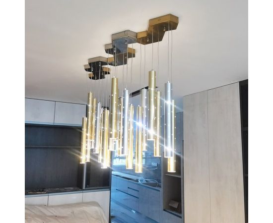 Dining room LED Chandelier lighting Modern Nordic gold/silver combinable chandelier living room home decoration bar lighting Dining room LED Chandelier lighting Modern Nordic gold/silver combinable chandelier living room home decoration bar lighting