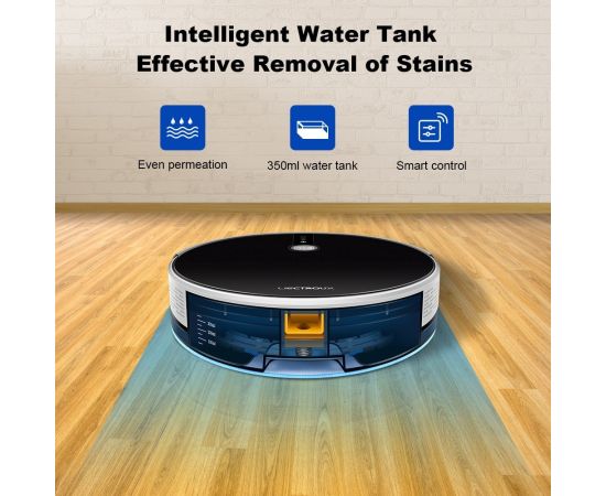 LIECTROUX C30B Robot Vacuum Cleaner AI Map Navigation,Memory,Smart Partition,WiFi App,6000Pa Suction,Electric Water Tank,Wet Mop LIECTROUX C30B Robot Vacuum Cleaner AI Map Navigation,Memory,Smart Partition,WiFi App,6000Pa Suction,Electric Water Tank,Wet Mop