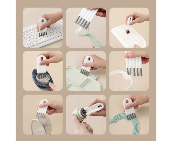 Loptop Cleaning Brush Multifunctional Flexible Household Groove Gap Brush Decontamination Brush Computer Keyboard Cleaner Tool Loptop Cleaning Brush Multifunctional Flexible Household Groove Gap Brush Decontamination Brush Computer Keyboard Cleaner Tool